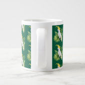 Illustration of parrot cockatoo Jumbo-Tasse (Rückseite)