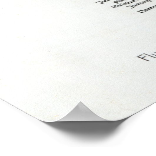 Illustration of Syphilis, 1496 Poster (Ecke)