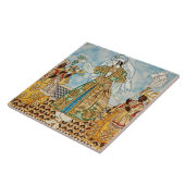 Illustration "Persische Frauen" von Ivan Bilibin Fliese (Seite)