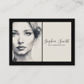 Illustration Portrait Wasserfarbe Visitenkarte (Vorderseite)