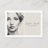 Illustration Portrait Wasserfarbe Visitenkarte (Vorderseite)