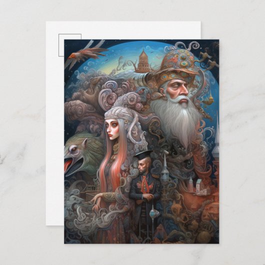 Illustration Postkarte (Vorne/Hinten)