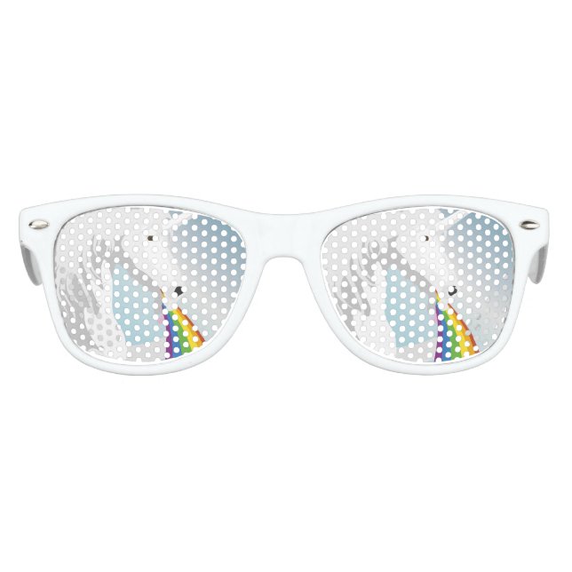 Illustration Puking Unicorns Sonnenbrille (Vorderseite)