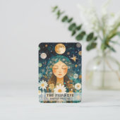 Illustration QR-Code Energy Reiki Spirituell Visitenkarte (Stehend Vorderseite)