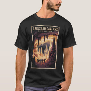 Illustration Reise Carlsbad Caverns National Park T-Shirt