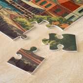 Illustration Reise Kunst Saint Kitts und Nevis Puzzle (Seite)