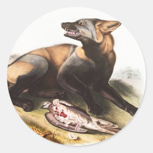 Illustration Runder Aufkleber (Vorderseite)