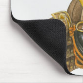 Illustration Samuraisturzhelms des des 16. Mousepad (Ecke)