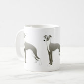 Illustration Silhouette Kaffeetasse (Vorderseite Links)