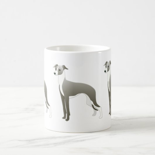 Illustration Silhouette Kaffeetasse (Mittel)