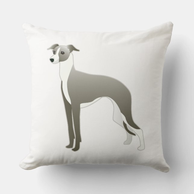 Illustration Silhouette Kissen (Vorderseite)