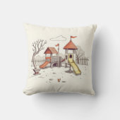Illustration - Spielplatz Kissen (Vorderseite)