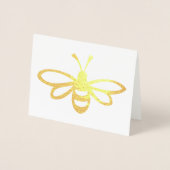 Illustration stilisierter Bienen Folienkarte (Vorderseite)