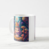 Illustration Tasse der Bunny Queen Fantasy Forest (Vorderseite Links)