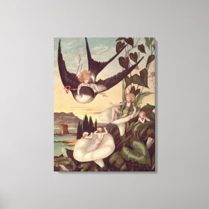 Illustration to 'Thumbkinetta', by Hans Christian Leinwanddruck