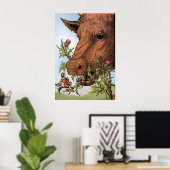 Illustration "Tom Thumb and the Cow" Poster (Heimbüro)