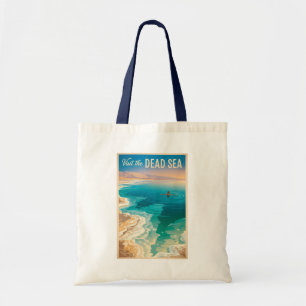 Illustration Totes Meer Reise Kunst Vintage Tragetasche