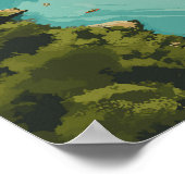 Illustration Travel Art Poster (Ecke)