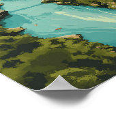 Illustration Travel Art Poster (Ecke)