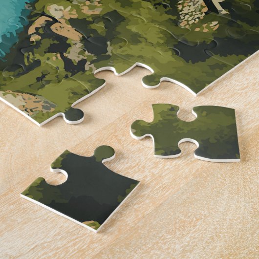 Illustration Travel Art Puzzle (Seite)