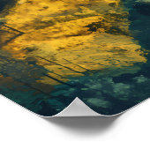 Illustration Travel Art Vintag Poster (Ecke)