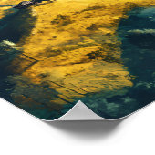 Illustration Travel Art Vintag Poster (Ecke)