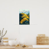 Illustration Travel Art Vintag Poster (Küche)