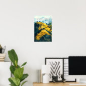 Illustration Travel Art Vintag Poster (Heimbüro)