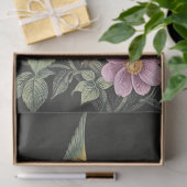 Illustration über Blume und Vögel Seidenpapier (Geschenk)