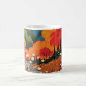 Illustration über die Landschaft des hellen Herbst Kaffeetasse (Mittel)