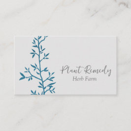 Illustration über die Pflanze der Kräuterzucht Visitenkarte