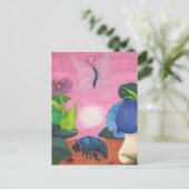 Illustration über die Transformation von Magischen Postkarte (Stehend Vorderseite)