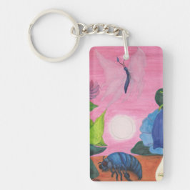 Illustration über die Transformation von Magischen Schlüsselanhänger