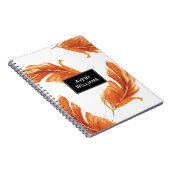 Illustration über die Wasserfarbe des Herbstes Notizblock (Rechte Seite)