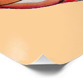 Illustration über Meeresfrüchte-Garnelen Poster (Ecke)