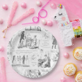 Illustration über Stolz und Vorurteile Pappteller (Party)