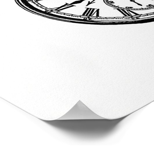 Illustration Vintager Bilder Poster (Ecke)