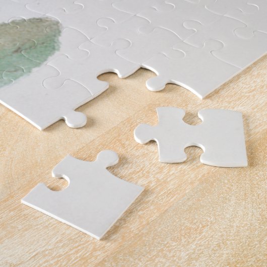 Illustration Vintager Blume Puzzle (Seite)