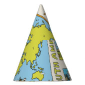 Illustration Vintager Geografie Partyhütchen (Rechts)