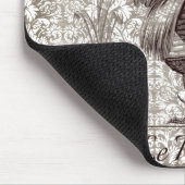 Illustration Vintager Hühner II Mousepad (Ecke)