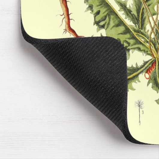 Illustration Vintager Löwenzahn Mousepad (Ecke)