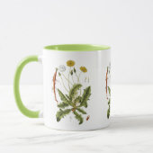 Illustration Vintager Löwenzahn Tasse (Links)