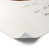 Illustration Vintager Muscheln Poster (Ecke)