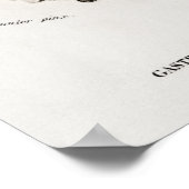 Illustration Vintager Muscheln Poster (Ecke)