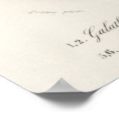 Illustration Vintager Muscheln Poster (Ecke)