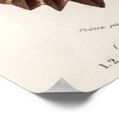 Illustration Vintager Muscheln Poster (Ecke)