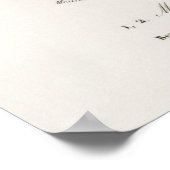 Illustration Vintager Muscheln Poster (Ecke)