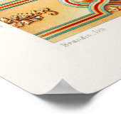 Illustration Vintager Muster Poster (Ecke)