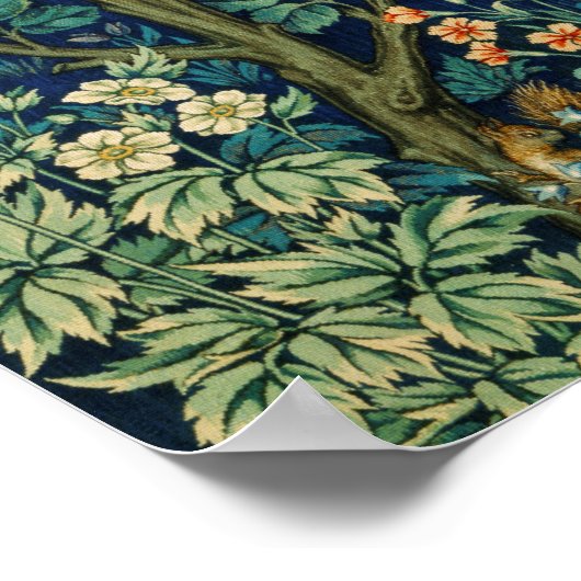 Illustration Vintager Muster Poster (Ecke)