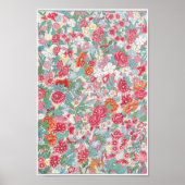 Illustration Vintager Muster Poster (Vorne)